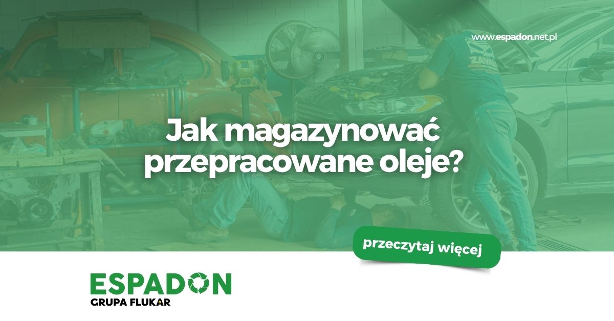 magazynowanie przepracowanego oleju
