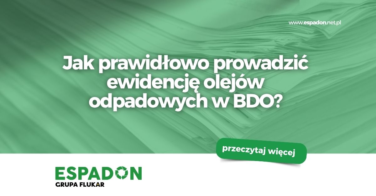 Ewidencja olejów odpadowych