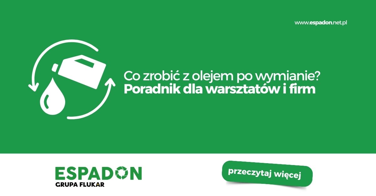 co zrobić z olejem po wymianie