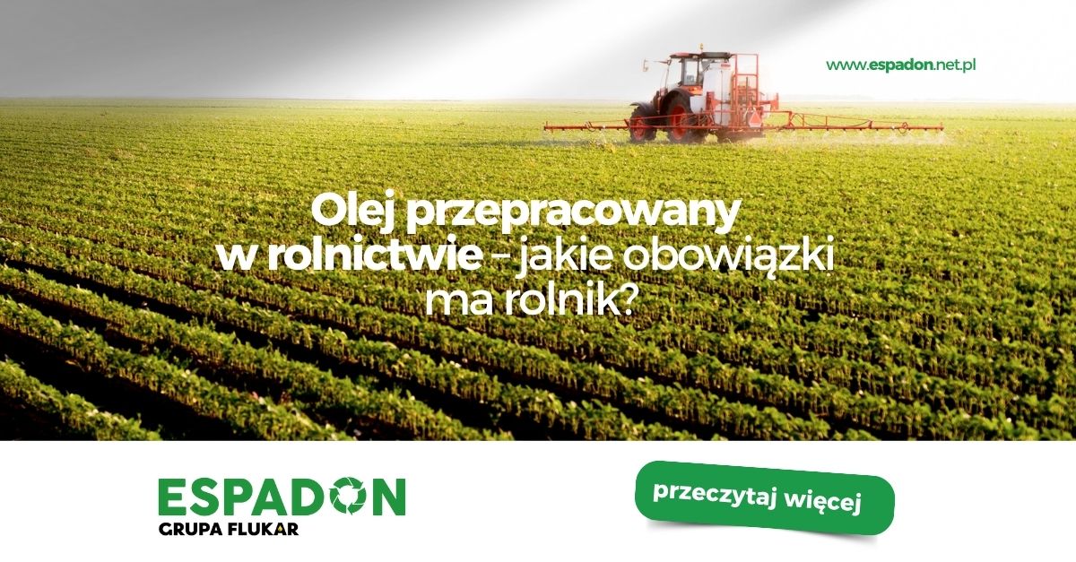Olej przepracowany w rolnictwie