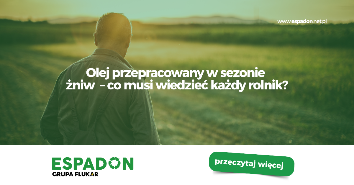 Olej przepracowany w sezonie żniw