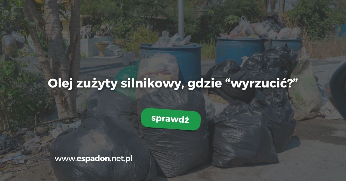 olej zużyty silnikowy