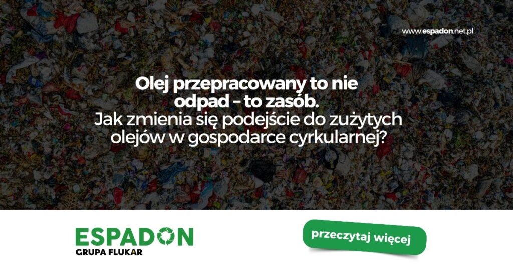 Olej przepracowany to nie odpad