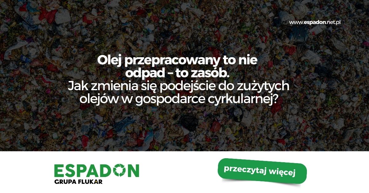 Olej przepracowany to nie odpad