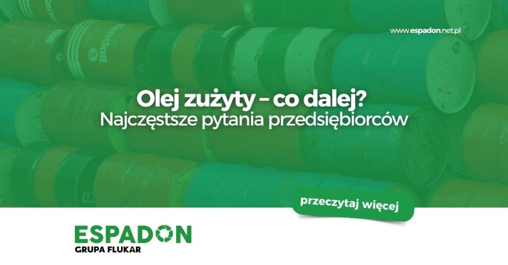 co zrobić z olejem zużytym
