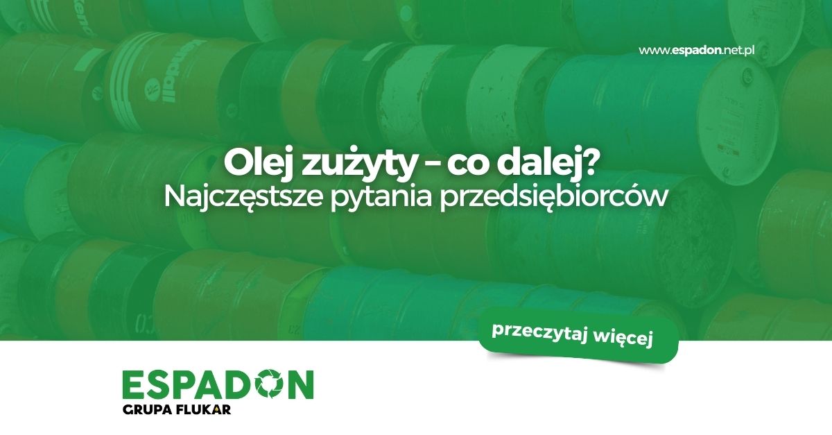 co zrobić z olejem zużytym