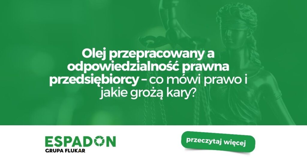 olej przepracowany a prawo