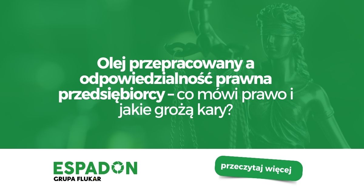 olej przepracowany a prawo