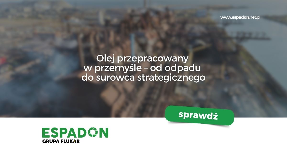olej przepracowany w przemyśle