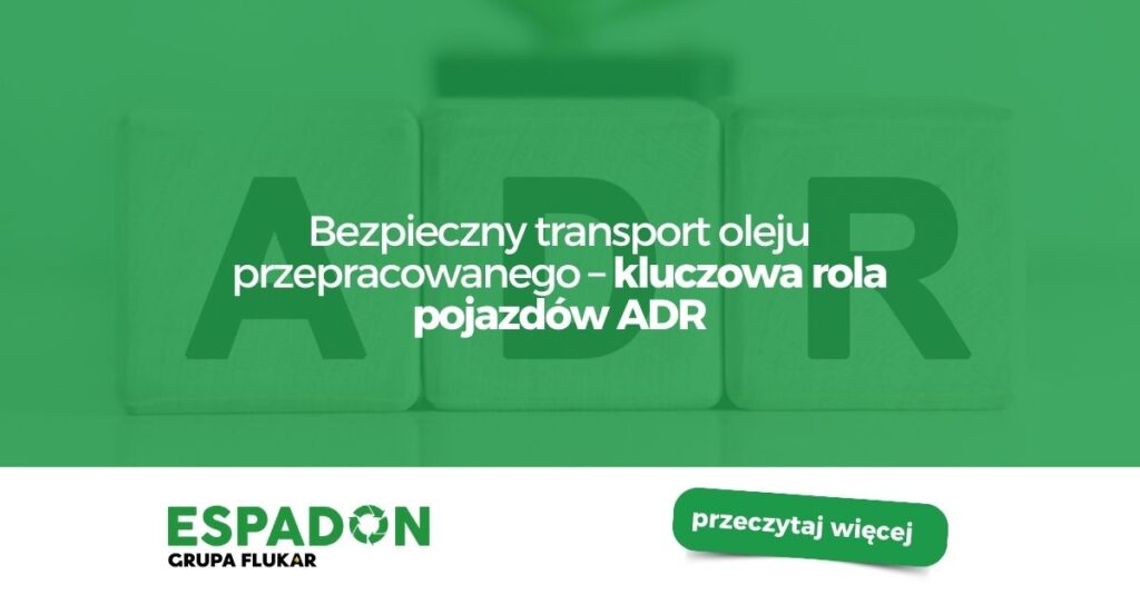 Transport oleju przepracowanego ADR