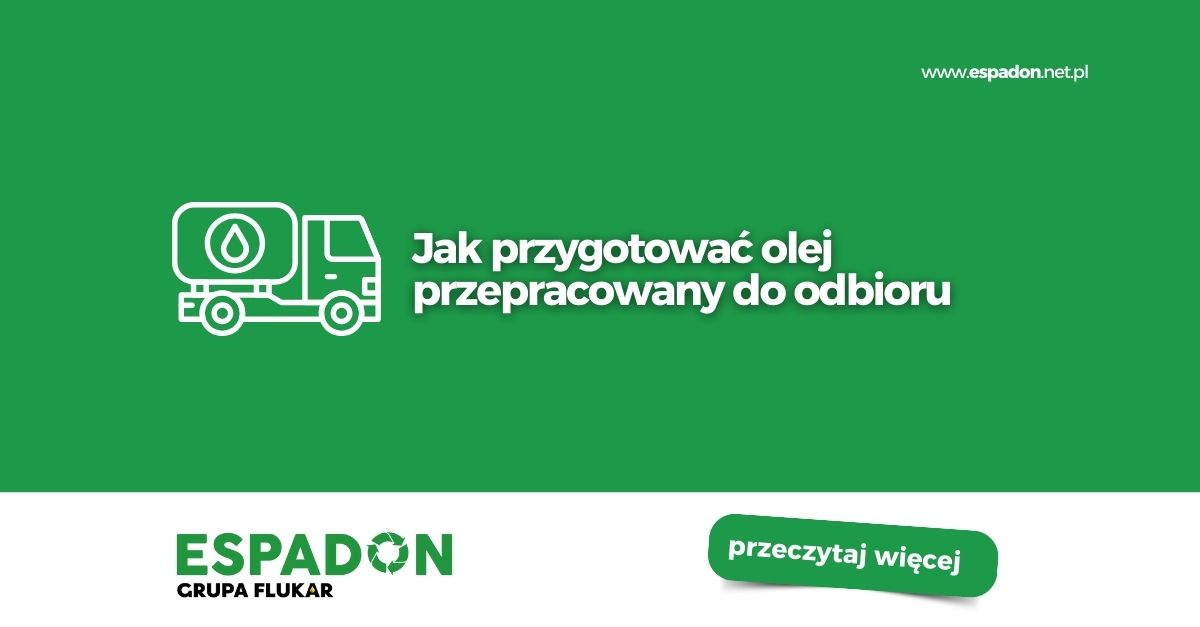 jak przygotować olej przepracowany do odbioru