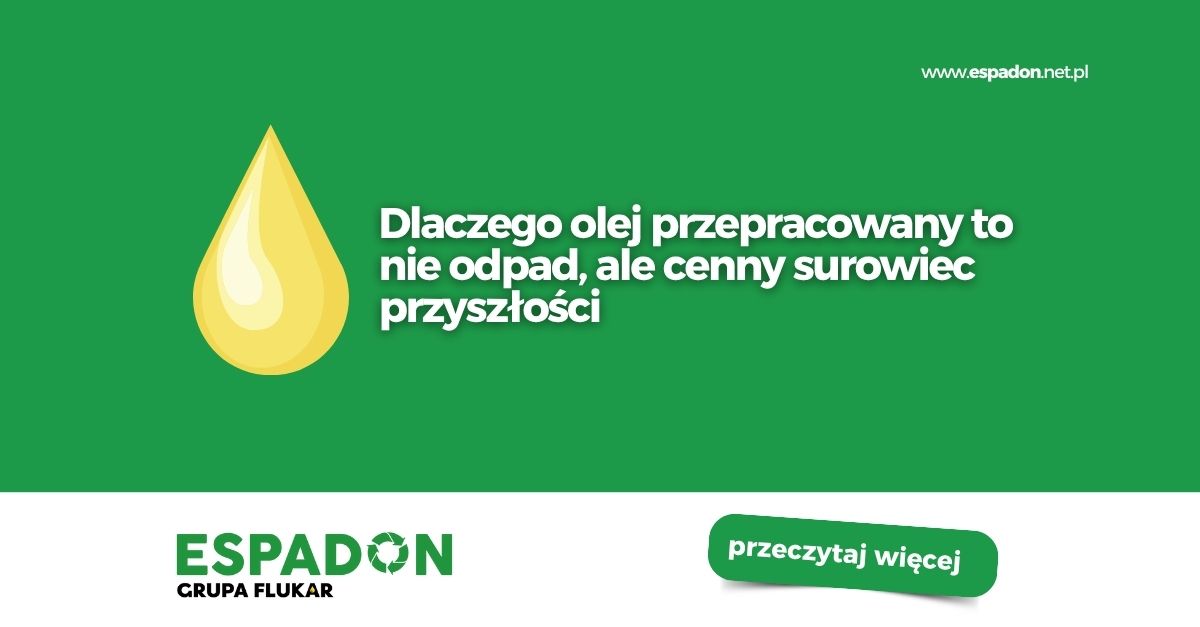 olej przepracowany surowiec przyszłości