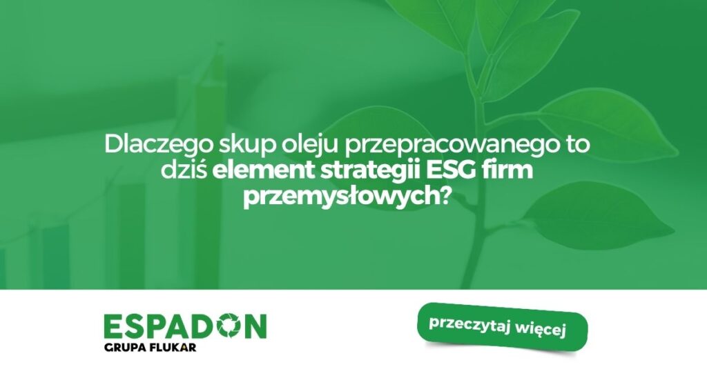 skup oleju ESG