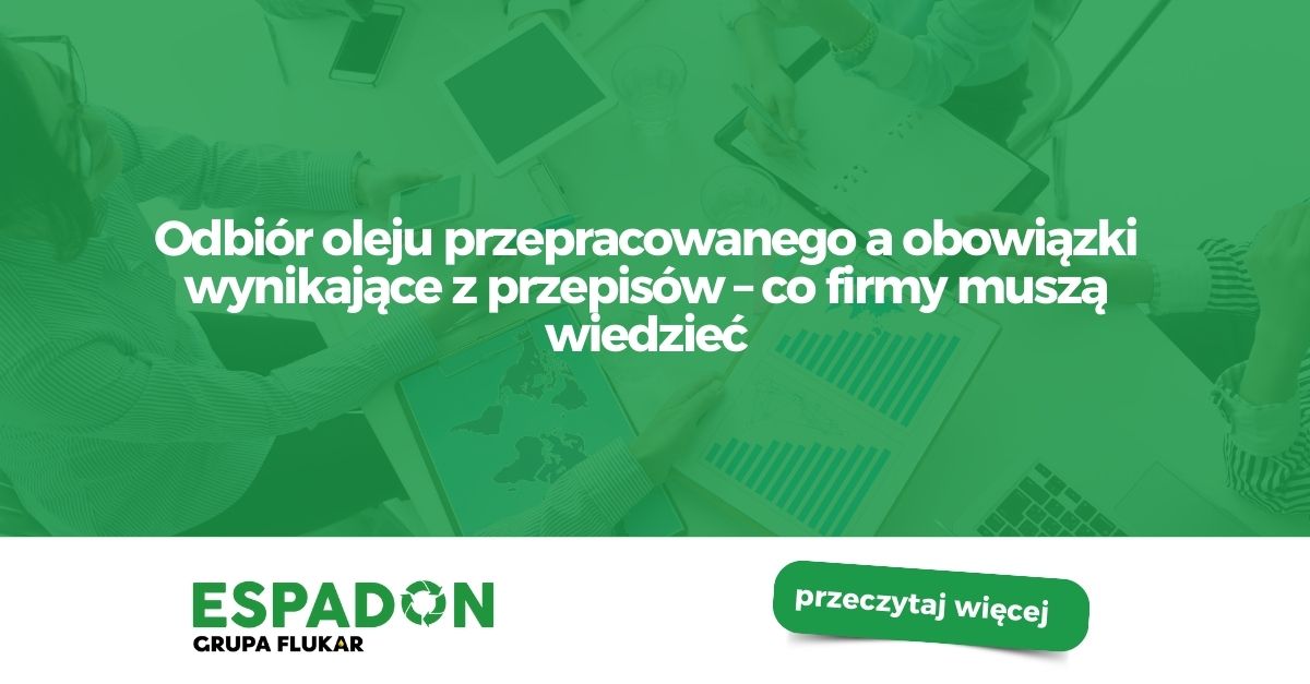Odbiór oleju przepracowanego przepisy