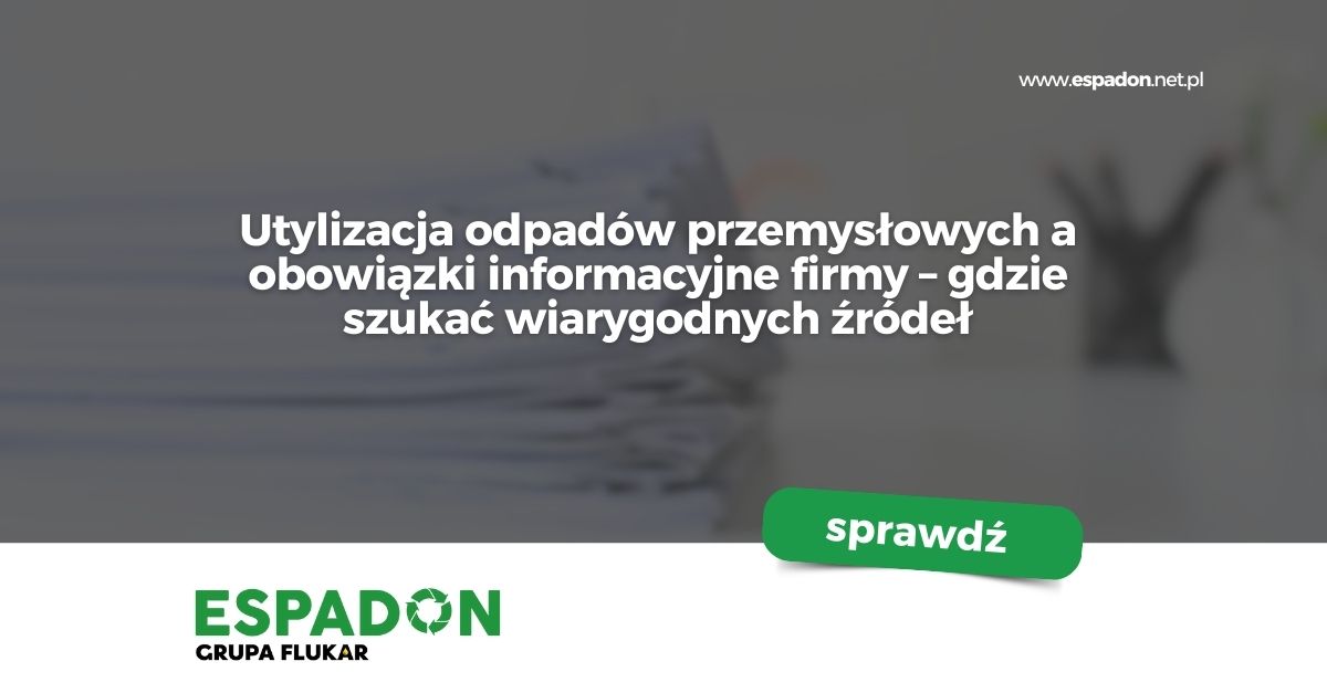Utylizacja odpadów przemysłowych obowiązki