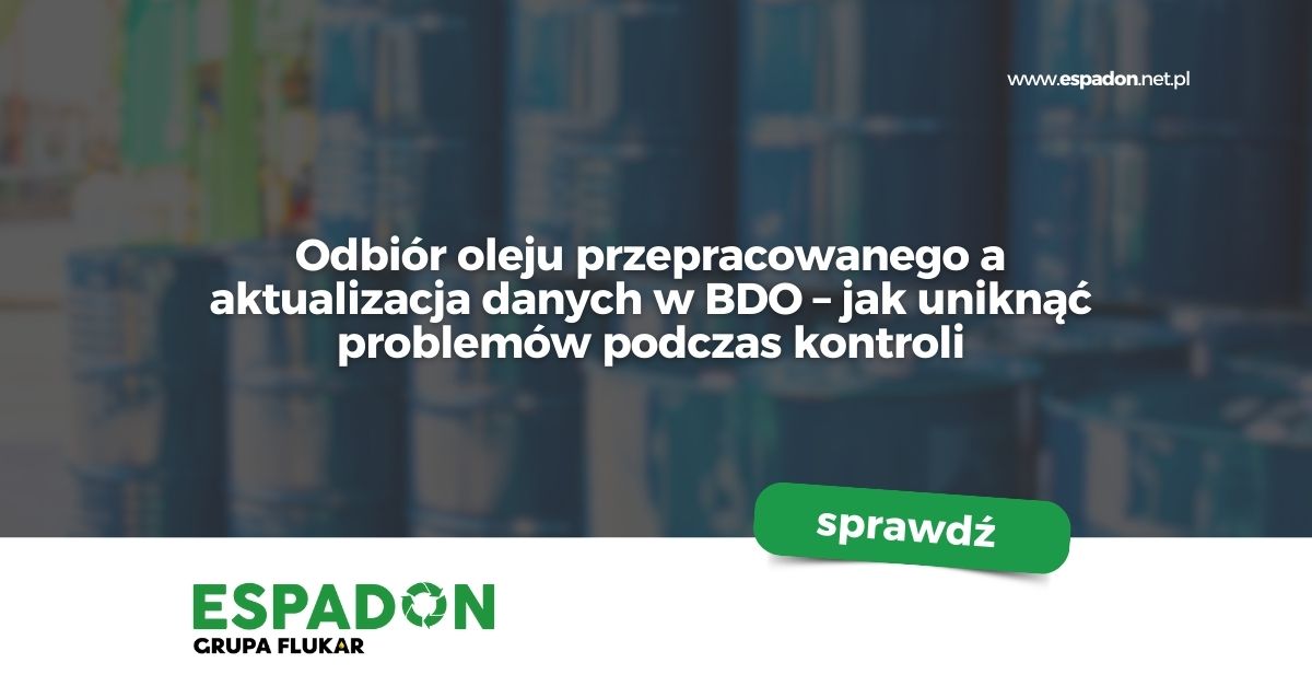 aktualizacja danych w BDO
