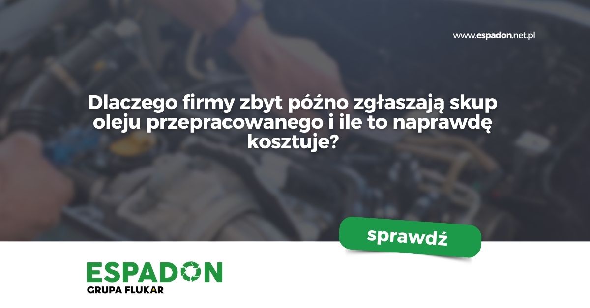 skup oleju przepracowanego koszty