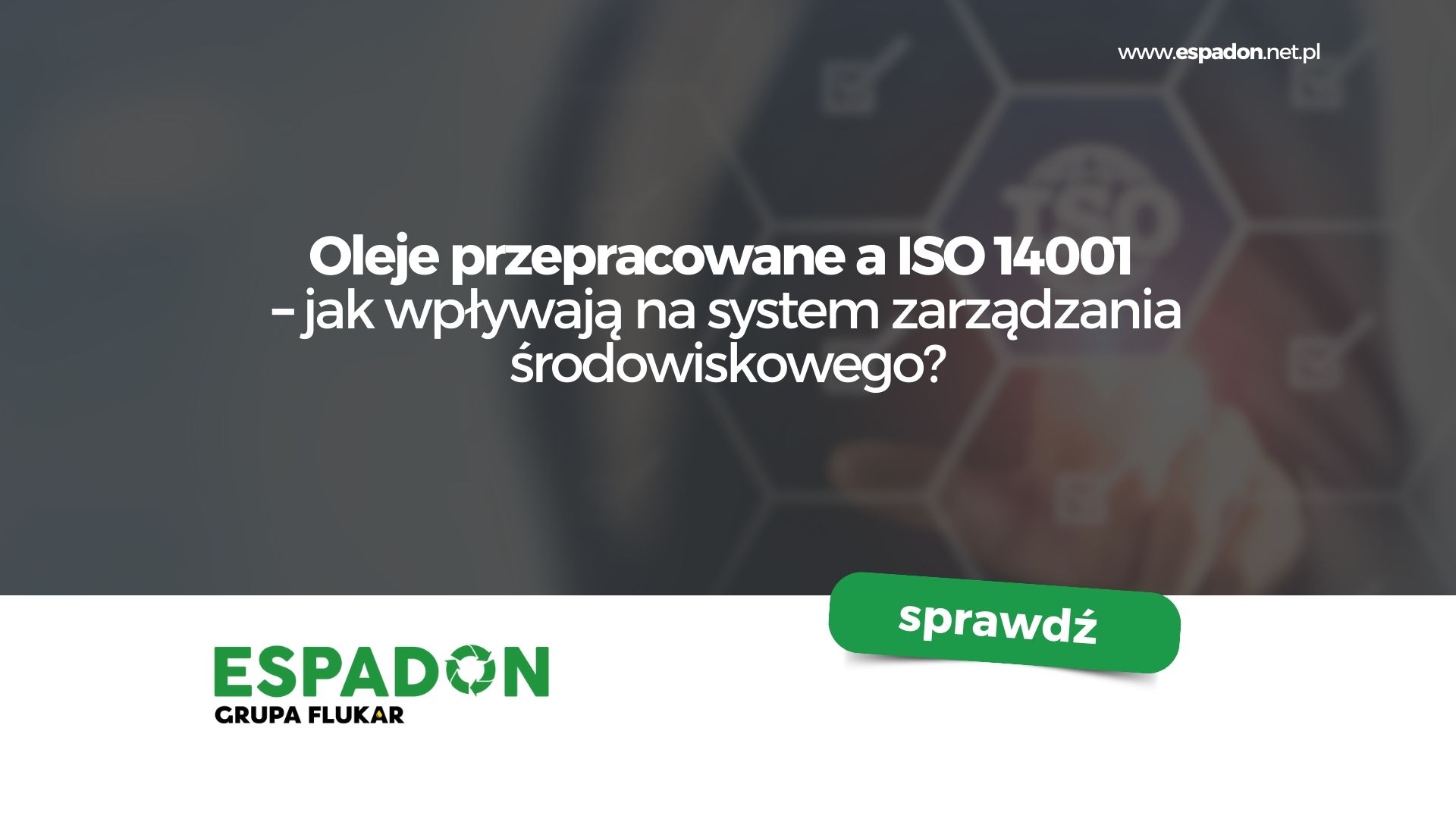 oleje przepracowane ISO 14001