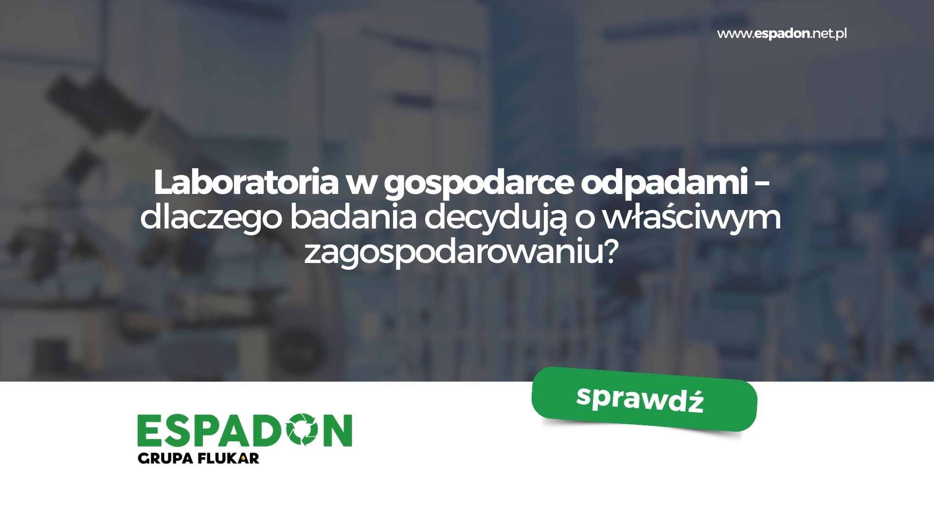 Laboratoria w gospodarce odpadami