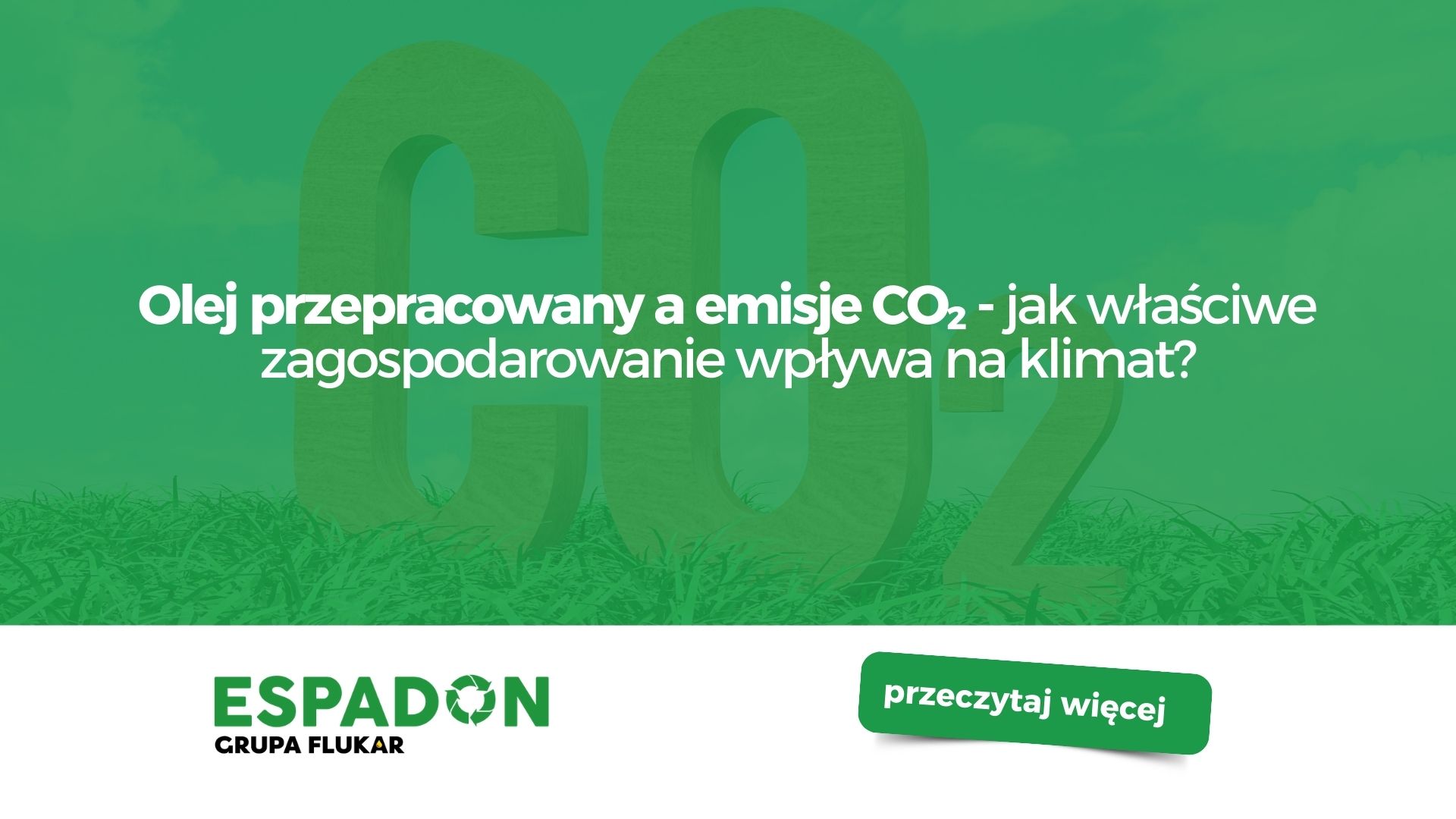 Olej przepracowany a emisje CO₂