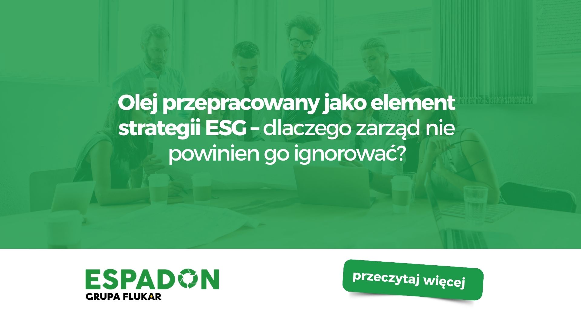 Olej przepracowany jako element strategii ESG