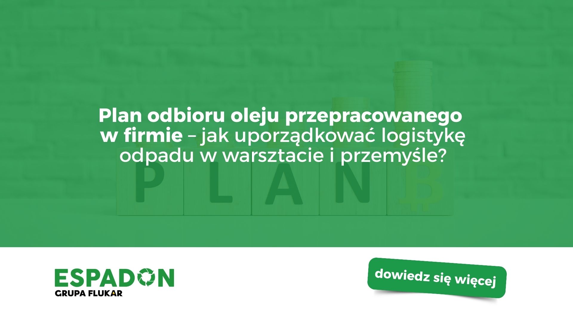 odbioru oleju przepracowanego w firmie