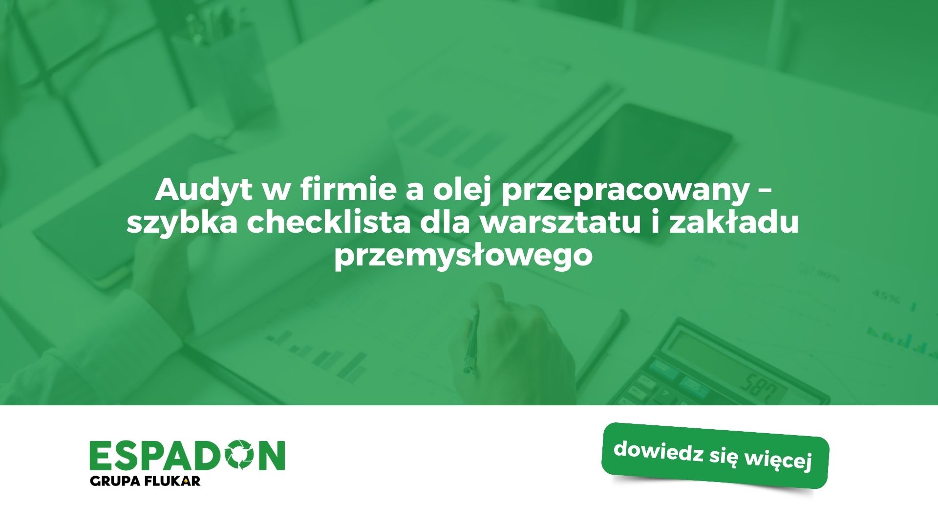 olej przepracowany audyt