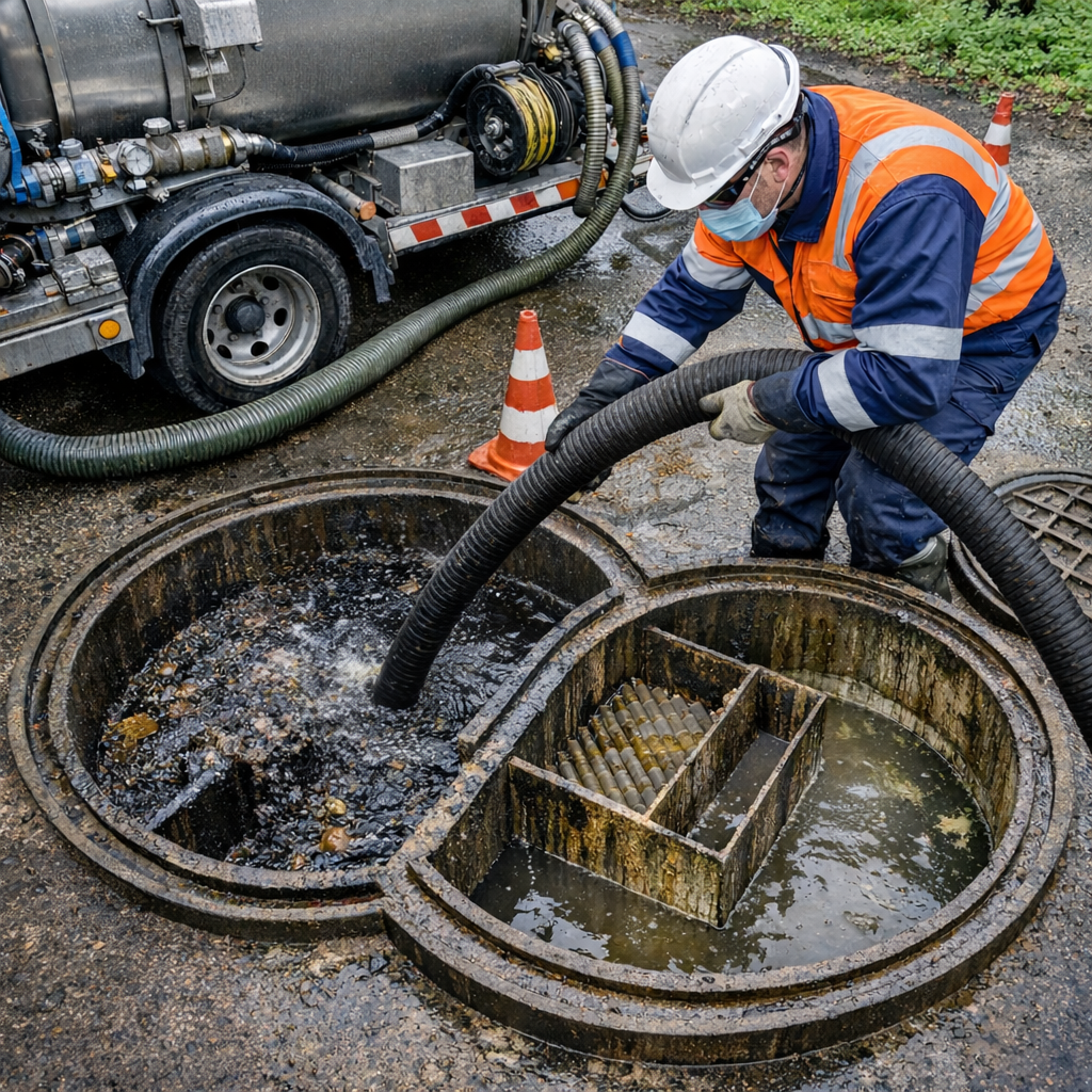 czyszczenie separatorów substancji ropopochodnych